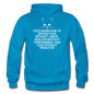 Cats Know - White - Gildan Heavy Blend Adult Hoodie - turquoise