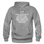 Cats Know - White - Gildan Heavy Blend Adult Hoodie - graphite heather