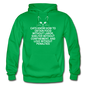 Cats Know - White - Gildan Heavy Blend Adult Hoodie - kelly green