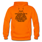 Cats Know - Black - Gildan Heavy Blend Adult Hoodie - orange