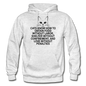 Cats Know - Black - Gildan Heavy Blend Adult Hoodie - light heather gray