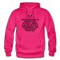 Cats Know - Black - Gildan Heavy Blend Adult Hoodie - fuchsia