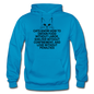 Cats Know - Black - Gildan Heavy Blend Adult Hoodie - turquoise