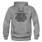 Cats Know - Black - Gildan Heavy Blend Adult Hoodie - graphite heather