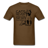 Cats - Photogenic - Black - Unisex Classic T-Shirt - brown