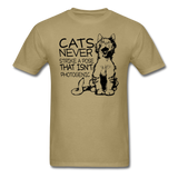 Cats - Photogenic - Black - Unisex Classic T-Shirt - khaki