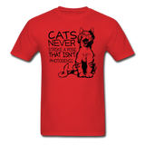 Cats - Photogenic - Black - Unisex Classic T-Shirt - red