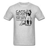 Cats - Photogenic - Black - Unisex Classic T-Shirt - heather gray