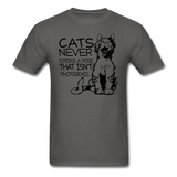 Cats - Photogenic - Black - Unisex Classic T-Shirt - charcoal