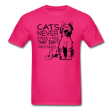 Cats - Photogenic - Black - Unisex Classic T-Shirt - fuchsia