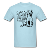 Cats - Photogenic - Black - Unisex Classic T-Shirt - powder blue