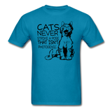 Cats - Photogenic - Black - Unisex Classic T-Shirt - turquoise