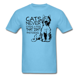 Cats - Photogenic - Black - Unisex Classic T-Shirt - aquatic blue