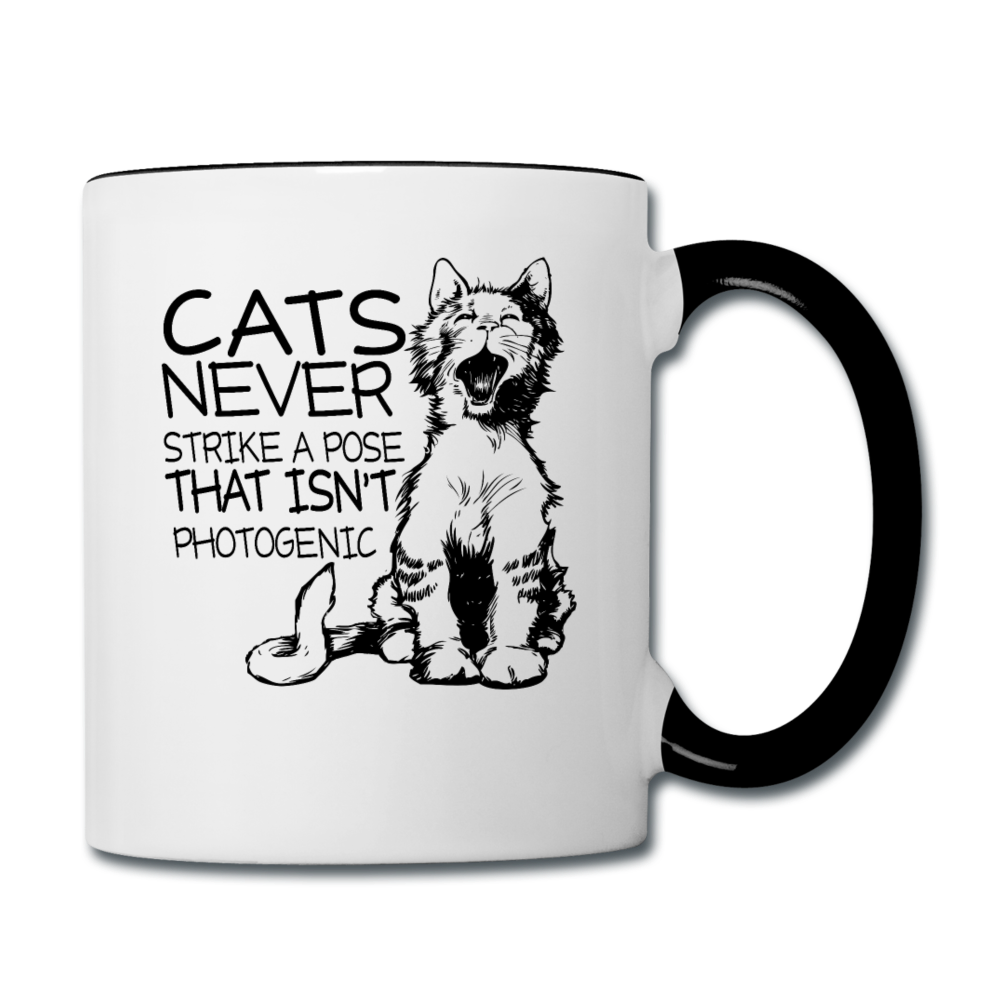 Cats - Photogenic - Black - Contrast Coffee Mug - white/black