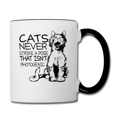 Cats - Photogenic - Black - Contrast Coffee Mug - white/black