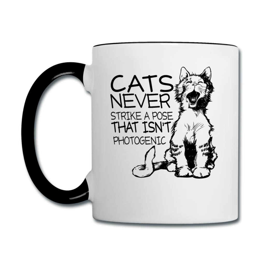 Cats - Photogenic - Black - Contrast Coffee Mug - white/black