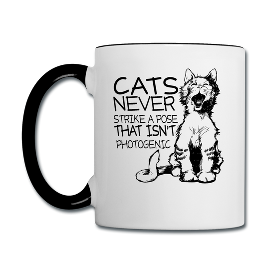 Cats - Photogenic - Black - Contrast Coffee Mug - white/black