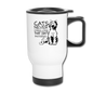 Cats - Photogenic - Black - Travel Mug - white