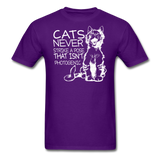 Cats - Photogenic - White - Unisex Classic T-Shirt - purple