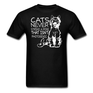 Cats - Photogenic - White - Unisex Classic T-Shirt - black
