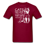 Cats - Photogenic - White - Unisex Classic T-Shirt - burgundy