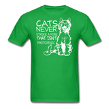 Cats - Photogenic - White - Unisex Classic T-Shirt - bright green