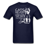 Cats - Photogenic - White - Unisex Classic T-Shirt - navy