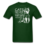 Cats - Photogenic - White - Unisex Classic T-Shirt - forest green