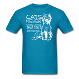 Cats - Photogenic - White - Unisex Classic T-Shirt - turquoise