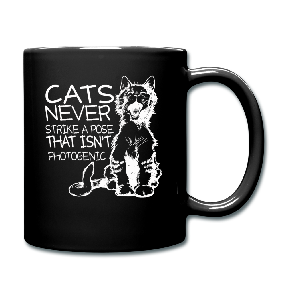 Cats - Photogenic - White - Full Color Mug - black