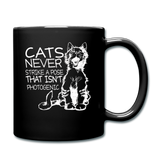 Cats - Photogenic - White - Full Color Mug - black