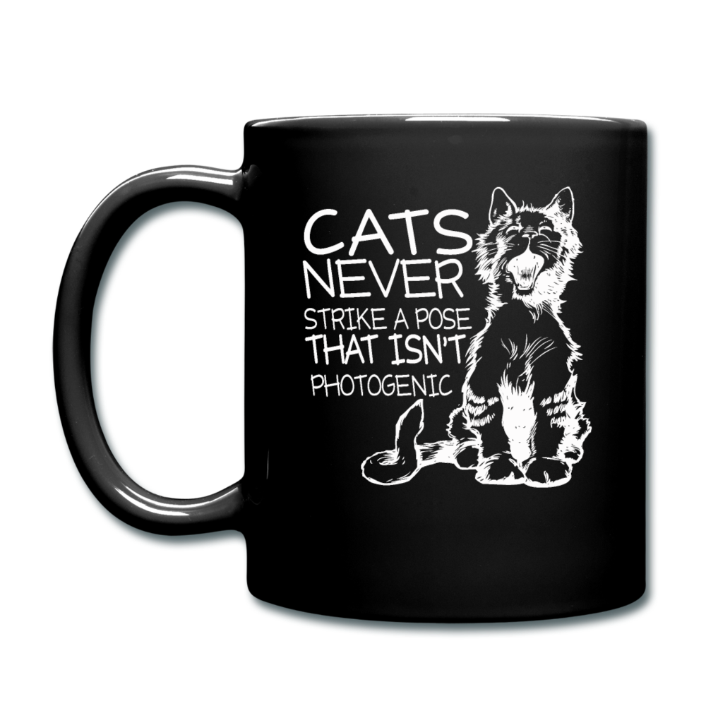 Cats - Photogenic - White - Full Color Mug - black