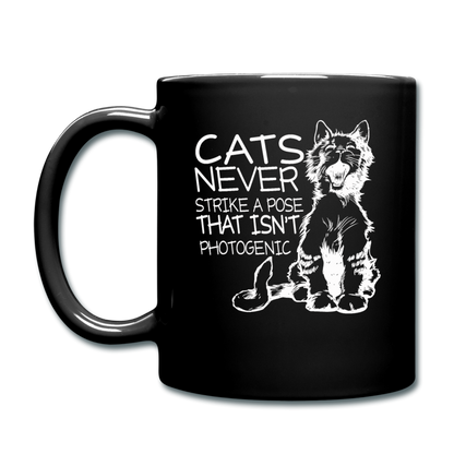 Cats - Photogenic - White - Full Color Mug - black