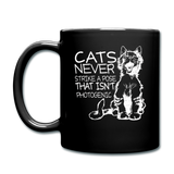 Cats - Photogenic - White - Full Color Mug - black