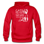 Cats - Photogenic - White - Gildan Heavy Blend Adult Hoodie - red