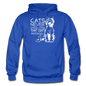 Cats - Photogenic - White - Gildan Heavy Blend Adult Hoodie - royal blue