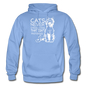 Cats - Photogenic - White - Gildan Heavy Blend Adult Hoodie - carolina blue