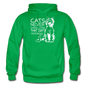 Cats - Photogenic - White - Gildan Heavy Blend Adult Hoodie - kelly green