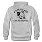 Cat Puns - Black - Gildan Heavy Blend Adult Hoodie - heather gray