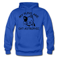 Cat Puns - Black - Gildan Heavy Blend Adult Hoodie - royal blue