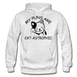 Cat Puns - Black - Gildan Heavy Blend Adult Hoodie - light heather gray