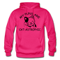 Cat Puns - Black - Gildan Heavy Blend Adult Hoodie - fuchsia