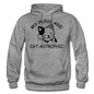 Cat Puns - Black - Gildan Heavy Blend Adult Hoodie - graphite heather