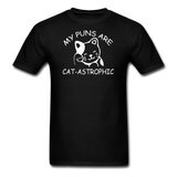 Cat Puns - White - Unisex Classic T-Shirt - black