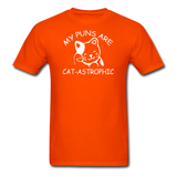 Cat Puns - White - Unisex Classic T-Shirt - orange