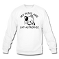 Cat Puns - Black - Crewneck Sweatshirt - white