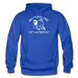 Cat Puns - White - Gildan Heavy Blend Adult Hoodie - royal blue