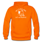 Cat Puns - White - Gildan Heavy Blend Adult Hoodie - orange