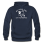 Cat Puns - White - Gildan Heavy Blend Adult Hoodie - navy