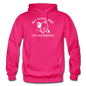 Cat Puns - White - Gildan Heavy Blend Adult Hoodie - fuchsia